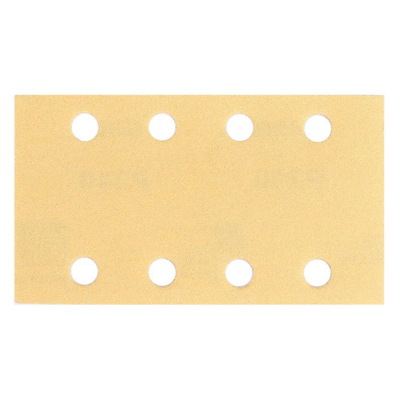 Gold 3" x 5" Grip Sandpaper - 8H - 50 Sheets/Box - Grit:220 Grit